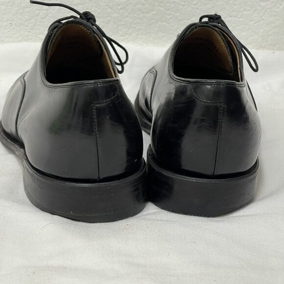 Johnston & Murphy Mens 9 1/2 9.5 D  22-02981 Melton Black Dress Cap Toe Oxfords main image 4